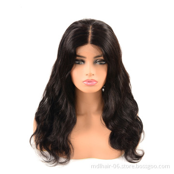 Cheap Wholesale Human Lace Front Closure Wig Body Wave Full Virgin Brazilian Cuticle Aligned Lace Closure Human Hair Wig